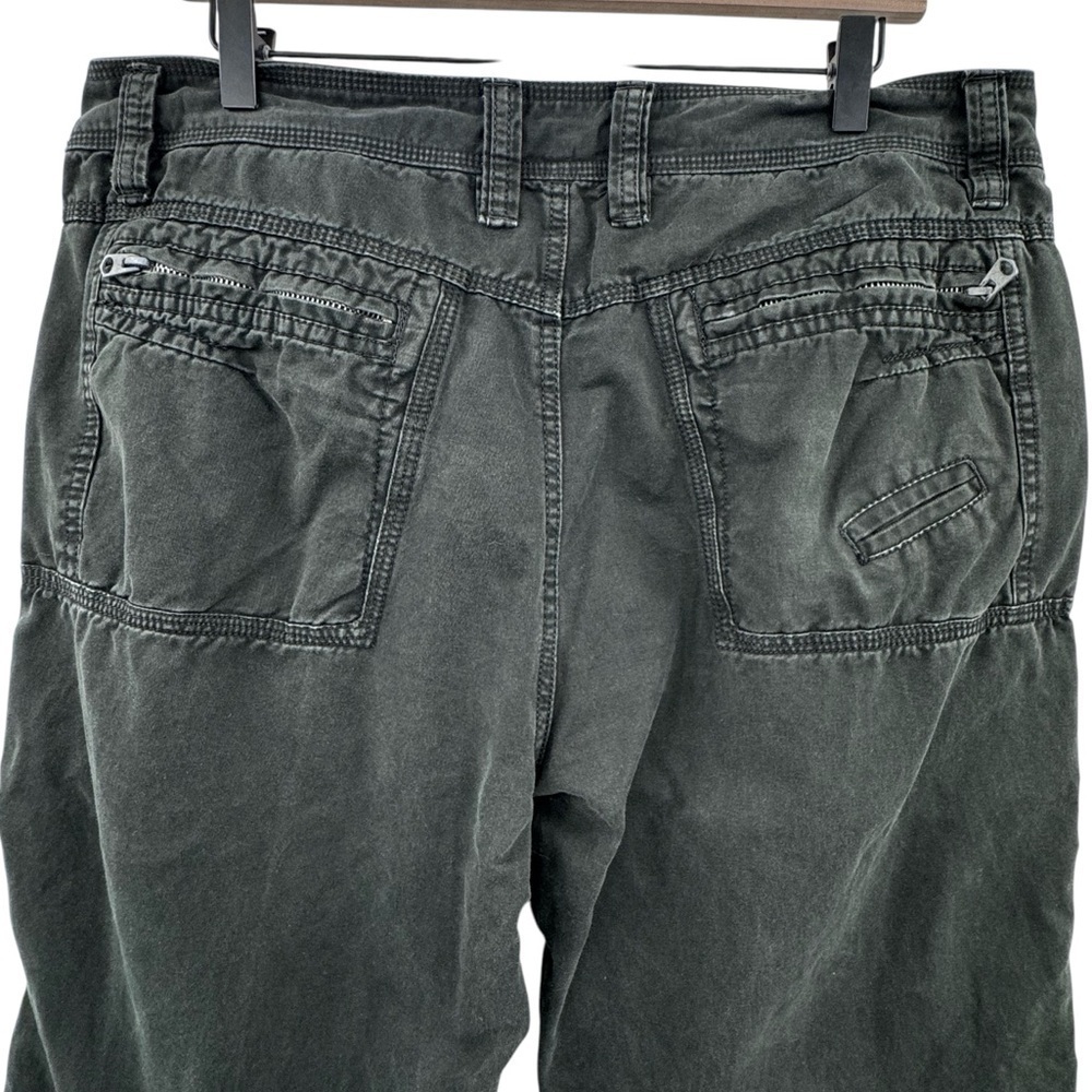 Men's Utility Pants Faded Black Tactical Straight Leg Cool Accents | 36” x 33” - Picture 9 of 13